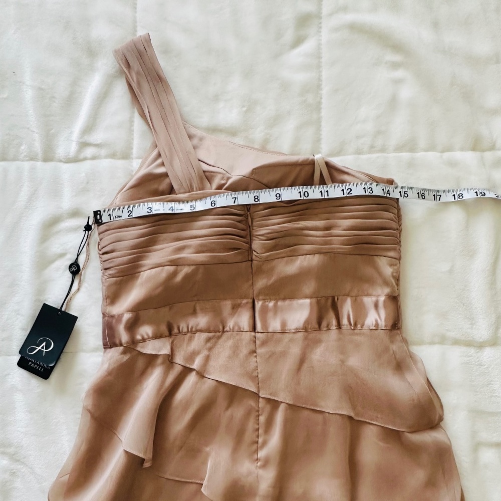 Dress | size 6 | Adrianna Pappel | Cocktail  | Champagne, blush, nude - Picture 7 of 14